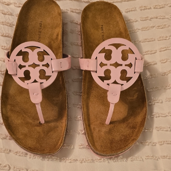 Tory Burch Shoes - Tory Burch Pink Miller Thong Sandals
